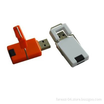 Mini Twist USB Flash Memory With 1, 000g Shock Resistance (UA54)